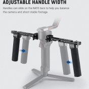 تصویر دسته دوتایی گیمبال رونین نیور | NEEWER GA006 Dual Handgrip for DJI RONIN S/SC/RS 2/RSC 2/RS 3/RS 3 PRO 