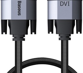 تصویر کابل تبدیل دی‌وی‌آی 1 متری بیسوس Baseus Enjoyment Series DVI Male To DVI Male Cable CAKSX-Q0G 