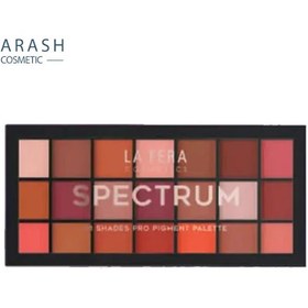 تصویر پالت سایه چشم 21 رنگ لافرا مدل Spectrum 