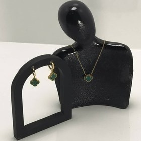 تصویر نیم ست ونکلیف سبز 