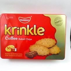 تصویر بیسکوییت کرینکل با طعم قهوه اورجینال | krinkle coffee baked chips 