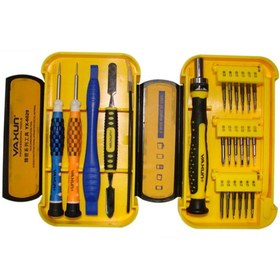 تصویر ست کامل پیچ گوشتی یاکسون 23 عددی مدلYaxun Repair Tools Screwdrivers Kit 6029 