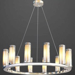 تصویر لوستر مدرن گرد L1566-10 لوسترسازان L1566-10