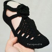 تصویر پاپوش قلاب بلفی - ۴۲ / سورمه ای 