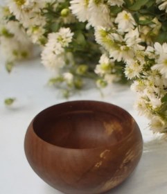 تصویر کاسه چوبی کد K104 