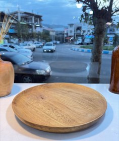 تصویر دیس چوبی ۳۰ سانتی 