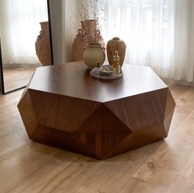 تصویر میز جلو مبلی چند ضلعی 