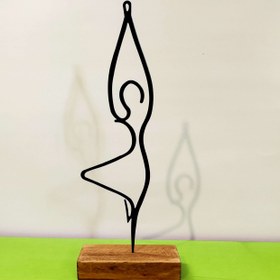 تصویر تندیس مینیمال طرح بالرین 