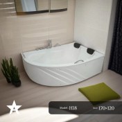 تصویر وان حمام Sarin سایز 170*120 