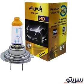 تصویر لامپ خودرو پارس تاب پایه H4 مدل P43T GOLD 12V/100/90W 