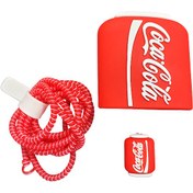 تصویر محافظ فانتزی مخصوص شارژر 20 وات آیفون طرح کوکاکولا 