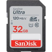 تصویر کارت حافظه سندیسک Sandisk SD 32GB 120MB/S Ultra ا Sandisk SD 32GB 120MB/S Ultra Sandisk SD 32GB 120MB/S Ultra