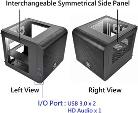 تصویر کیس کامپیتور Thermaltake Core V1 SPCC Mini ITX Cube-ارسال 20 روز کاری 