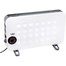 تصویر بخاری برقی تولیپس مدل EH203 مشکی ا tulips electric heater model eh203 black tulips