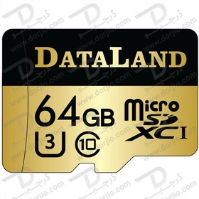 تصویر کارت حافظه Micro SD 64GB Class 10 U3 مارک DataLand 