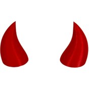 تصویر شاخ کلاه کاسکت بسته دو عددی قرمز 