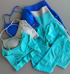 تصویر ست ورزشی زنانه سیملس سایز ۳۶/۴۰ رنگ سرخابی 