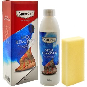 تصویر لکه بر فرش و مبل برند نانو/پاک کننده لکه های موکت فرش مبل بدون اب