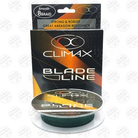 تصویر نخ براید ماهیگیری CLIMAX BladeLine X8 رنگ سبز ۱۵۰ متر سایز ۰/۱۶ 