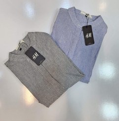 تصویر شومیز - مشکی-سفید / XL H&M