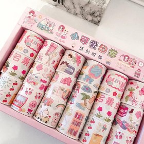 تصویر چسب واشی طرح دار 