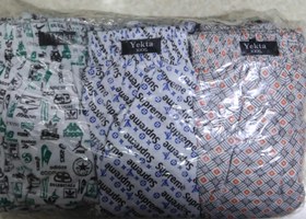 تصویر شورت پادار نخی چاپی - XL XXL XXXL / رنگ بندی داخل عکس موجود 