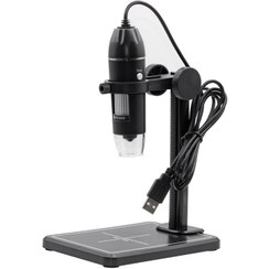 تصویر میکروسکوپ دیجیتال 1600X USB Digital Microscope پایه ثابت 