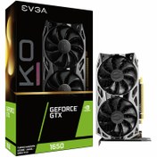 تصویر کارت گرافیک ای وی جی ای GeForce GTX 1650 KO ULTRA EVGA GeForce GTX 1650 KO ULTRA 4GB GDDR6 Gaming Graphics Card