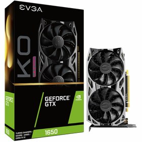 تصویر کارت گرافیک ای وی جی ای GeForce GTX 1650 KO ULTRA EVGA GeForce GTX 1650 KO ULTRA 4GB GDDR6 Gaming Graphics Card