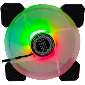 تصویر فن کیس RGB مدل M10 سایز ۱۲*۱۲ 