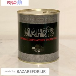 تصویر موم موبر ماهریس مدل زغال وزن ۷۰۰ گرم - بازار فوری Mahris coal depilatO​Ry warm wax 700 gr