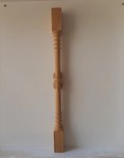 تصویر پایه نرده چوبی چهار حلقه قرینه 