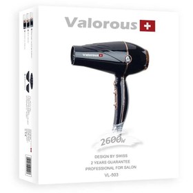 تصویر سشوار حرفه ای والوروس valorous سری Swiss مدل VL-503 valorous Swiss VL-503