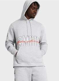 تصویر هودی فلیس ضروری با طراحی خاص برند under armour Essential Fleece Novelty Hoodie