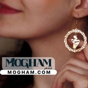 تصویر گوشواره طلا طرح چرخش 