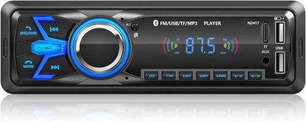 تصویر ضبط صوتی خودرو ویسترو مدل 1 DIN بلوتوث لمسی 