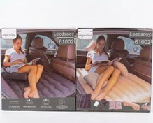 تصویر تشک بادی ماشین آمریکایی به‌همراه پمپ باد و کیسه حمل 