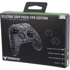 تصویر Silicone Cover for Xbox Controller Sparkfox - CAMO روکش دسته حرفه ای Sparkfox برای دسته XBOX Series X/S - ارتشی