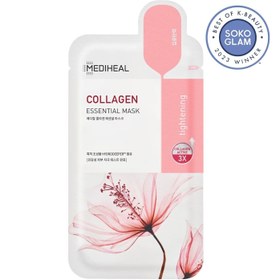 تصویر ماسک صورت ورقه ای مدی هیل آبرسان و کلاژن ساز COLLAGEN 