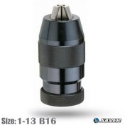 تصویر سه نظام اتوماتیک صنعتی B16 سایز 13-1 میلیمتر برند B16 precision keyless drill chuck