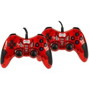 تصویر دسته بازی مچر مدل MR-61 با سیم دو عددی شوک دار 