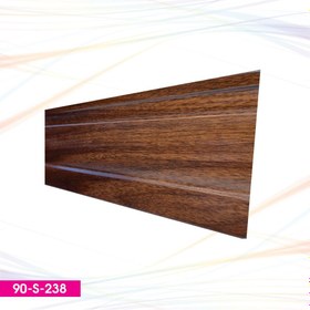 تصویر قرنیز پلی استایرن ۹ سانت مدرن رنگ فندوقی کد 90S238 طول ۳ متر 