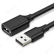 تصویر کابل 1 متری افزایش طول USB 2.0 یوگرین مدل US103 ا UGREEN US103 USB 2.0 Extension Cable 1m UGREEN US103 USB 2.0 Extension Cable 1m