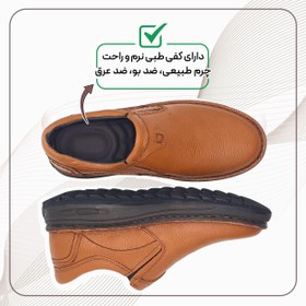 تصویر کفش راحتی چرم طبیعی مدل کلارک 