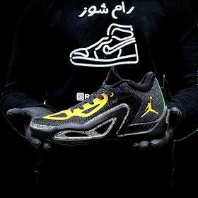 تصویر کتونی نایک جردن 1 مدل Air jordan TATUM 1 barbershop 