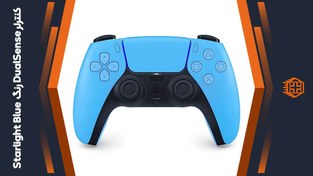 تصویر دسته بازی سونی آبی آسمانی PS5 DualSense Sony PS5 DualSense Starlight Blue