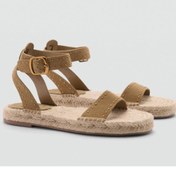 تصویر صندل زنانه مانگو اورجینال زنانه قهوه ای MANGO 77060575 