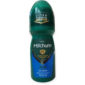 تصویر مام رول مردانه آیس فرش میچام Mitchum Ice Fresh Roll On Deodorant 100Ml