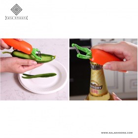 تصویر پوست کن و در باز کن 