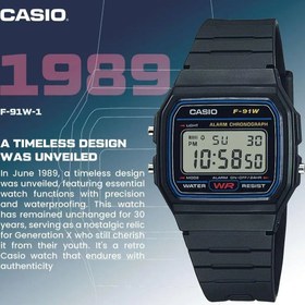 تصویر کاسیو شرکتی اورجینال F_91W CASIO